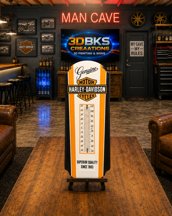 Harley Davidson Inspired Thermometer