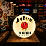 Jim Beam 3D Printed Lightbox view 1