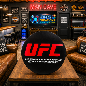 UFC 3D Printed LED Lightbox