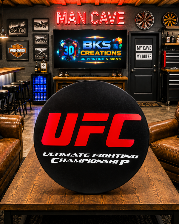 UFC 3D Printed LED Lightbox
