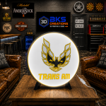 Trans Am 3D-Printed Double-Sided LED Lightbox view 1
