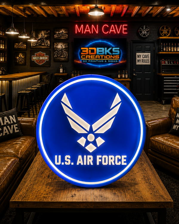 U.S. Air Force Double Side Lightbox