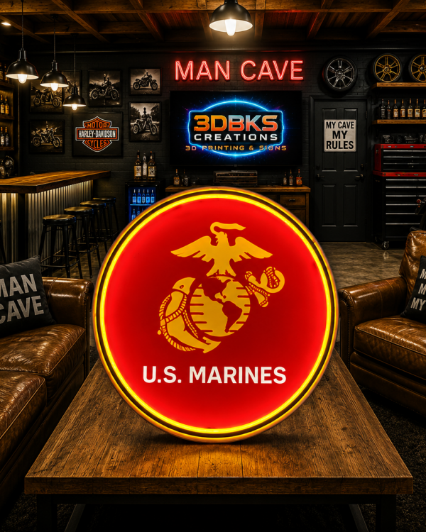 U.S. Marines Double Sided Lightbox