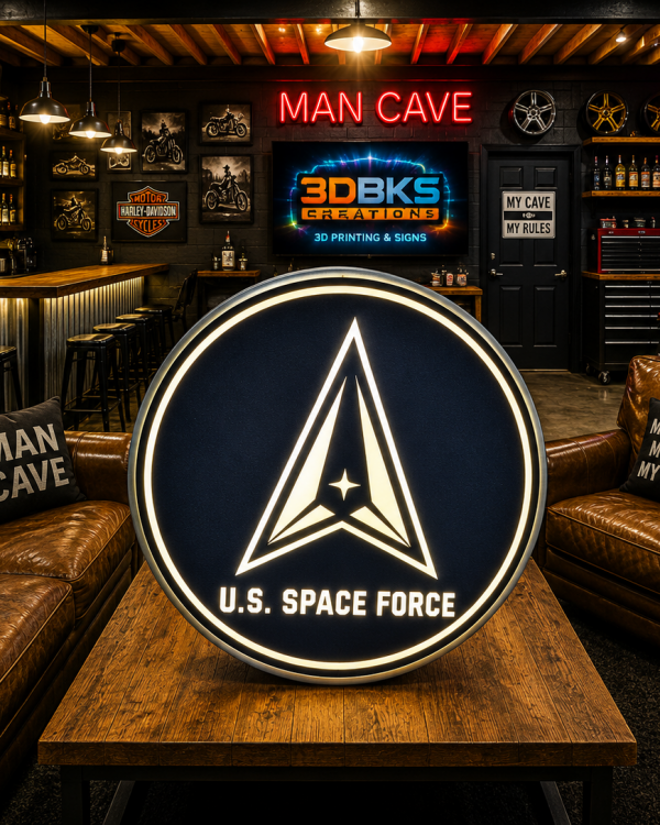 Space Force Double-Sided Light Box