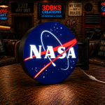 NASA "Meatball" 3D Printed LED Lightbox view 1