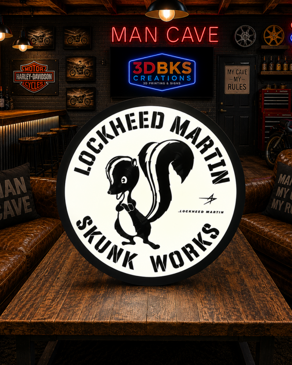 Lockheed Martin 3D Printed LED Lightbox